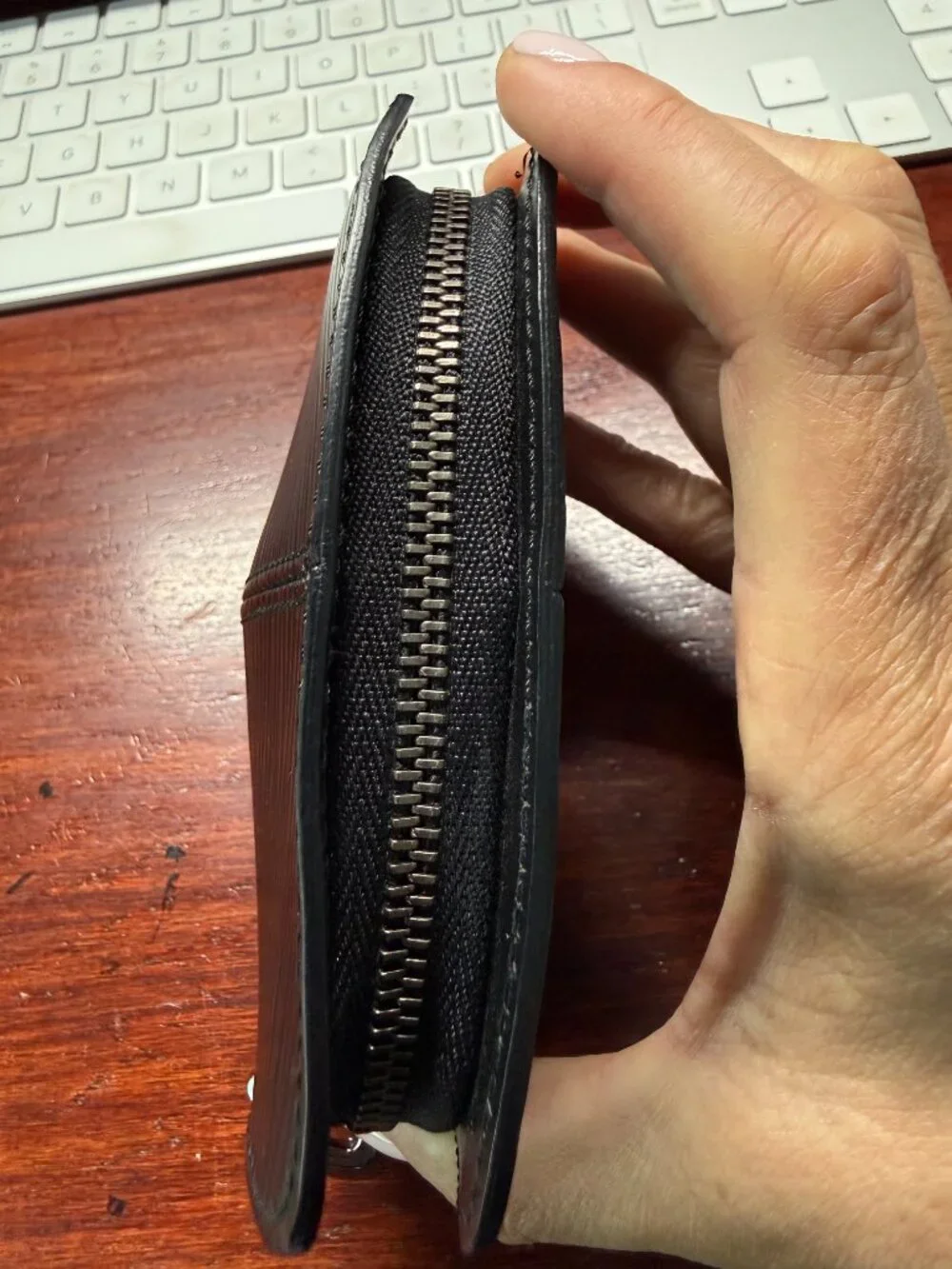 Authentic Louis Vuitton Black Coin Purse